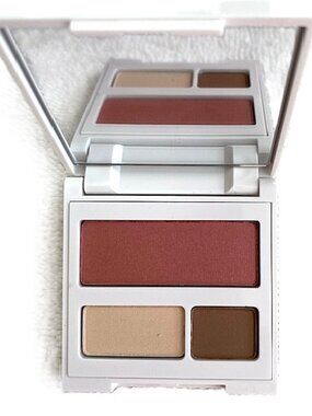 Clinique Colour Surge Eye Shadow Duo Butter Pecan Shadow Blushing Blush Powder